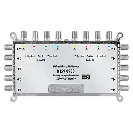 Schwaiger  SAT-Multischalter 9 auf 8