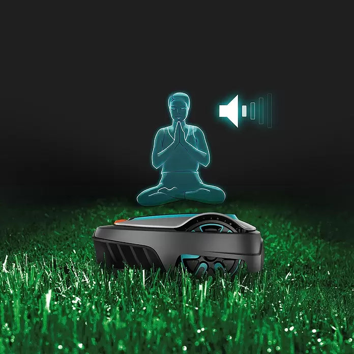 Gardena Mähroboter-Set smart SILENO city Set 600 - 18 V, Li-Ionen, 2 Ah, 1 Akku, Max. Flächenempfehlung: 600 m²