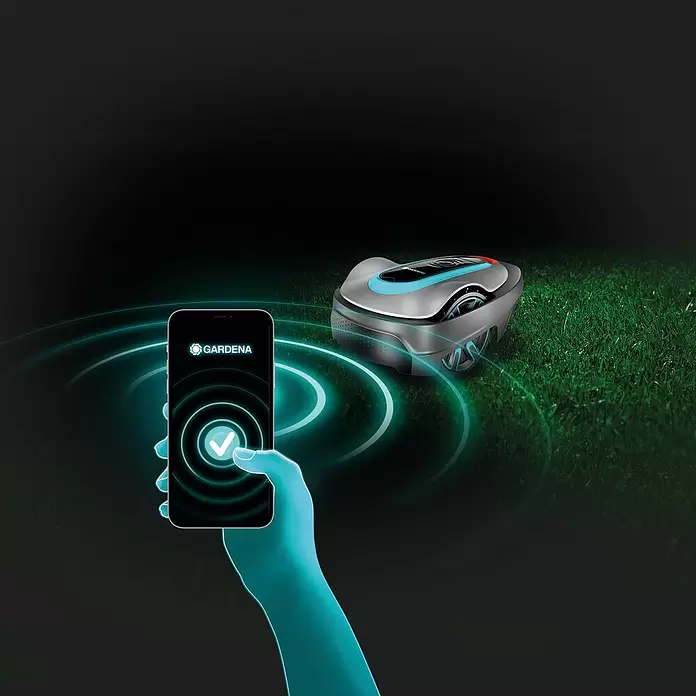 Gardena Mähroboter-Set smart SILENO city Set 600 - 18 V, Li-Ionen, 2 Ah, 1 Akku, Max. Flächenempfehlung: 600 m² - Anwendungsbeispiel