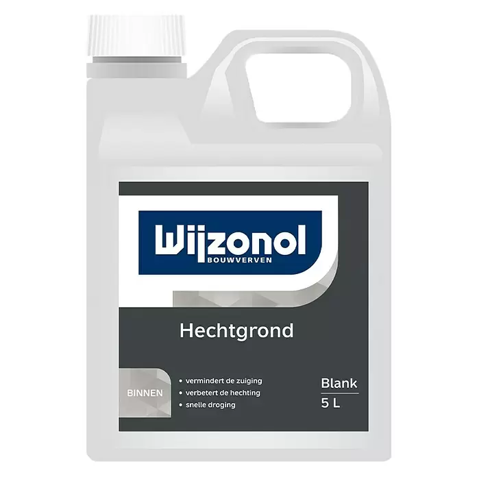 Wijzonol Grondverf Hechtgrond - Blank, 5 l - Vooraanzicht