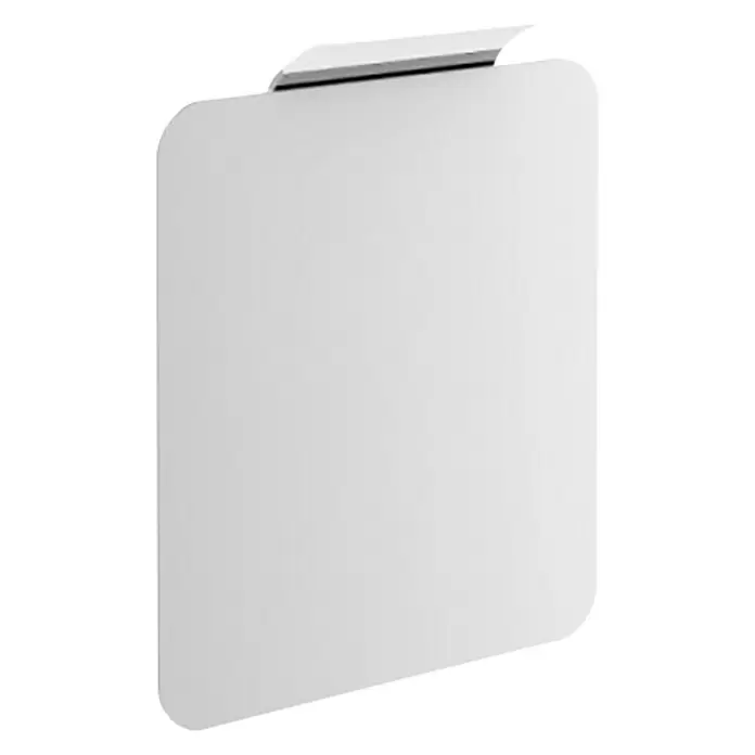 Beauty LED-Lichtspiegel - 80 x 78 cm, Sensorschalter - Diagonale Ansicht