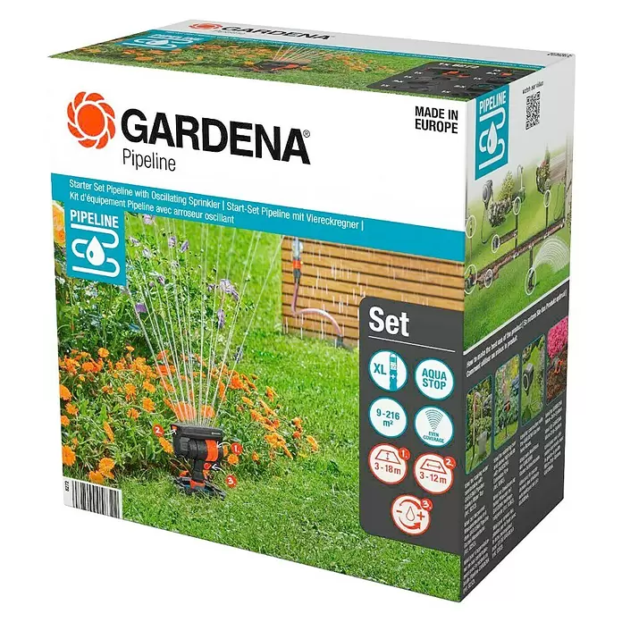 Gardena Osnovni komplet za cjevovod - 11 -dij. - Dijagonalni pogled