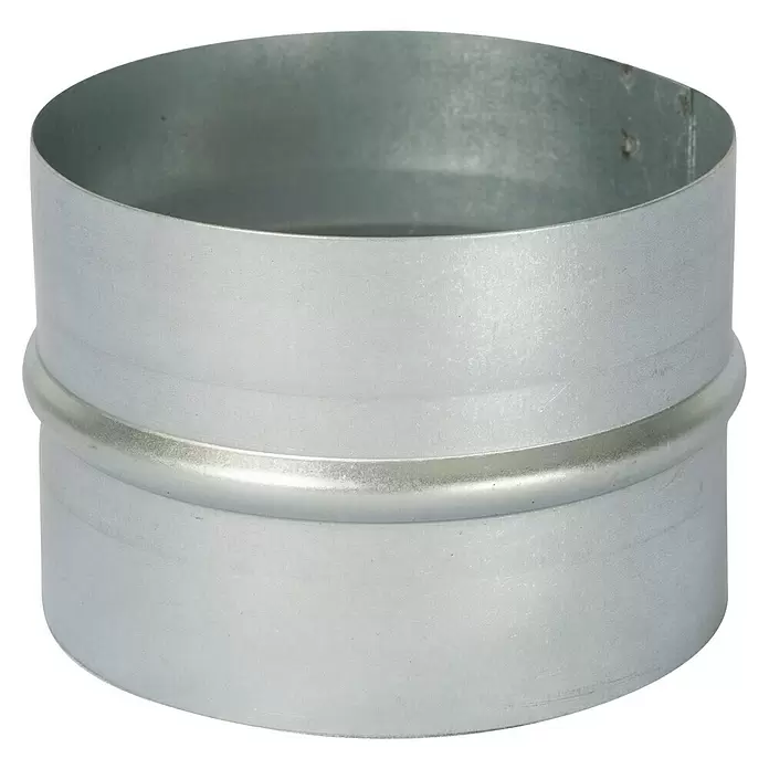 Nedco Buisverbinder - Diameter: 100 mm, Staal, Zilver - Vooraanzicht