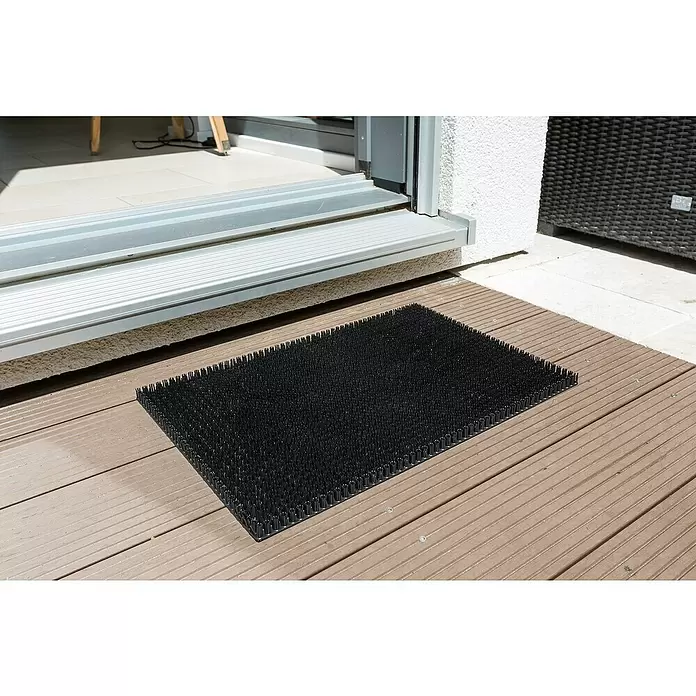 Astra Allwettermatte Season - Schwarz, 40 x 60 cm, 100 % Polyethylen - Stimmungsaufnahme