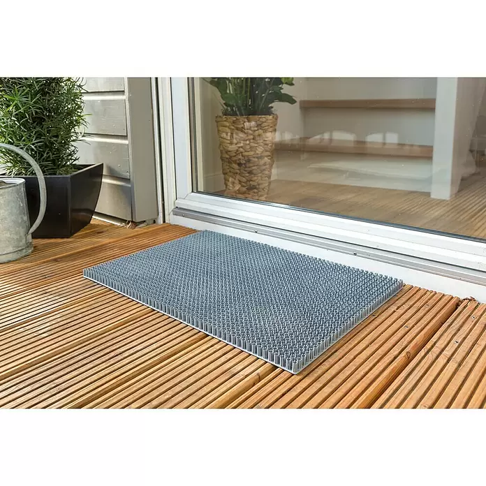 Astra Allwettermatte Season - Grau, 40 x 60 cm, 100 % Polyethylen - Stimmungsaufnahme