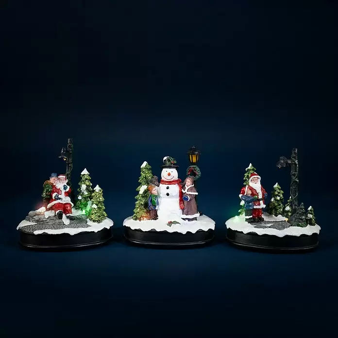 Pueblo de Navidad - L x An x Al: 12 x 8,5 x 12,5 cm, Colores surtidos - Foto ambiente
