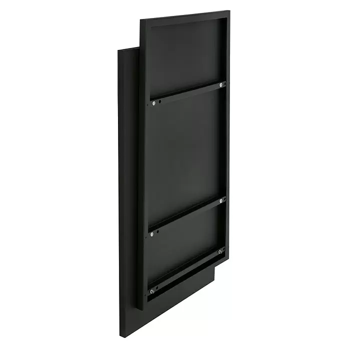 Kingstone Grillküchen-Modul The Quad Edge - Schwarz, L x B x H: 3,5 x 50 x 87 cm - Diagonale Ansicht