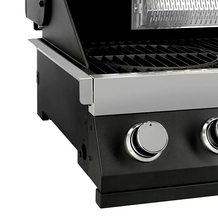Kingstone Gasgrillküche The Quad Six 605 - Anzahl Brenner: 6, Hauptgrillfläche: 89,2 x 45 cm, 21 kW, Material Rost: Gusseisen - Detailaufnahme