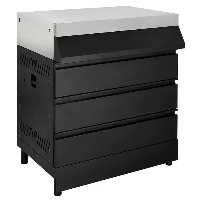 Kingstone Modul roštilj-kuhinje - D x Š x V: 55,3 x 73 x 91,3 cm - Dijagonalni pogled