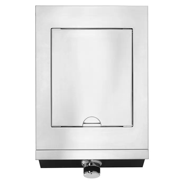 Kingstone Grillküchen-Modul The Quad Side - Schwarz, L x B x H: 55,3 x 36,7 x 91,3 cm, 3 kW - Draufsicht