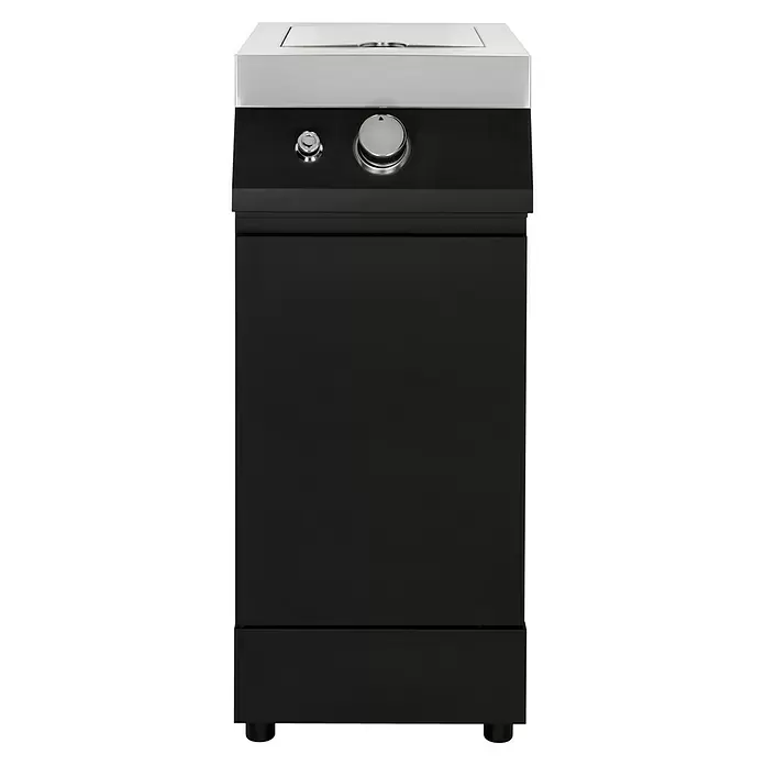 Kingstone Grillküchen-Modul The Quad Beast - Schwarz, L x B x H: 55,3 x 36,7 x 91,3 cm, 3,5 kW - Vorderansicht