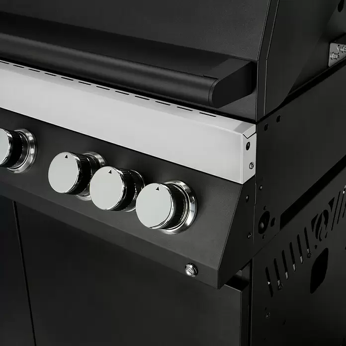 Kingstone Plinski roštilj - vanjska kuhinja - Broj plamenika: 6, 21 kW, Materijal rešetke: Plemeniti čelik - Detaljan prikaz