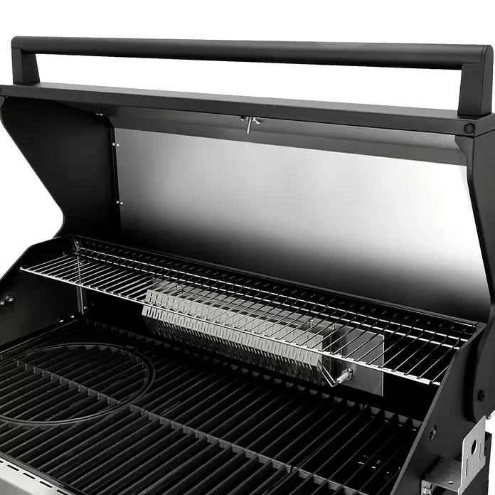 Kingstone KMS Gasgrillküche The Quad Six - Anzahl Brenner: 6, Hauptgrillfläche: 89,2 x 45 cm, 21 kW, Material Rost: Gusseisen - Detailaufnahme