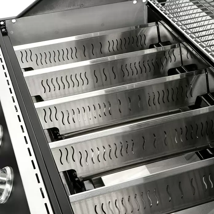 Kingstone KMS Grillkeukenmodule The Quad Six - Aantal branders: 6, Hoofdgrilloppervlak: 89,2 x 45 cm, 21 kW - Close-up