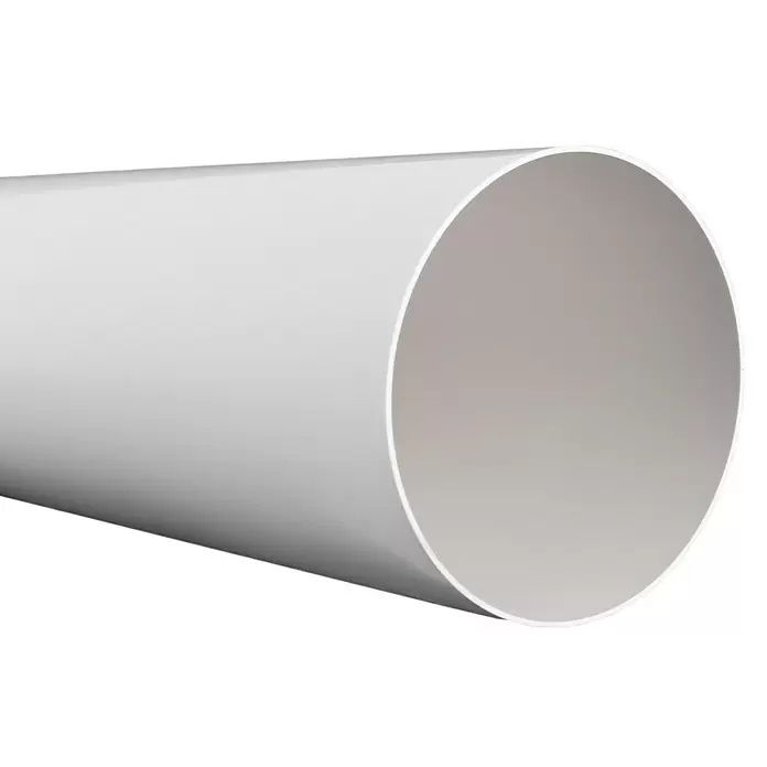 Nedco Ronde pijp Eco+ - Ø x l: 125 mm x 100 cm, Kunststof, Wit - Close-up