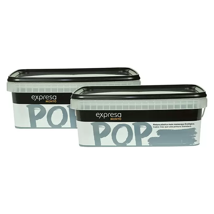 Montó Pintura para paredes Pop 2x1 - Violeta intenso, 2 uds., Mate - Vista frontal