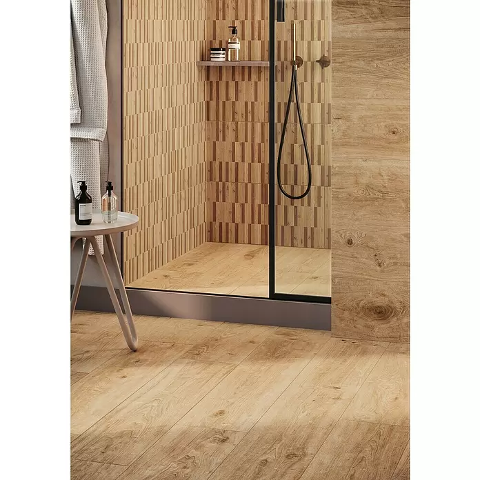 Atlas Concorde Mozaik pločica Wood Warm - 30 x 30 cm, Mat - Živopisni prikaz