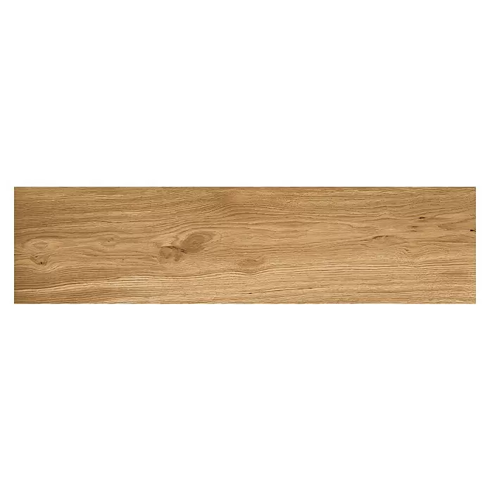 Atlas Concorde Feinsteinzeugfliese Twist Rovere - 22,5 x 90 cm, Beige, Unglasiert - Vorderansicht