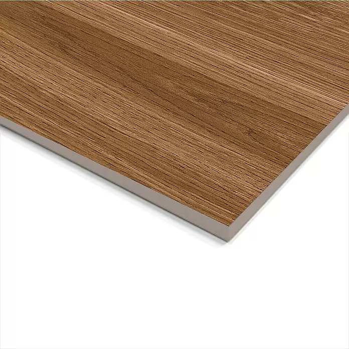 Atlas Concorde Feinsteinzeugfliese Twist Amber - 22,5 x 90 cm, Braun, Unglasiert - Detailaufnahme