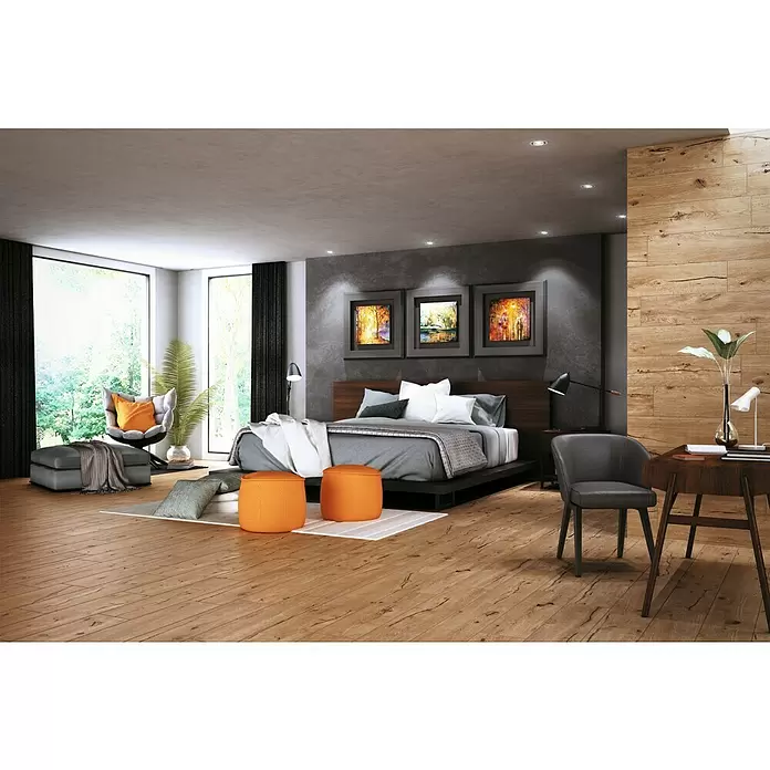 Atlas Concorde Feinsteinzeugfliese Fable Honey - 22,5 x 90 cm, Braun, Unglasiert - Stimmungsaufnahme