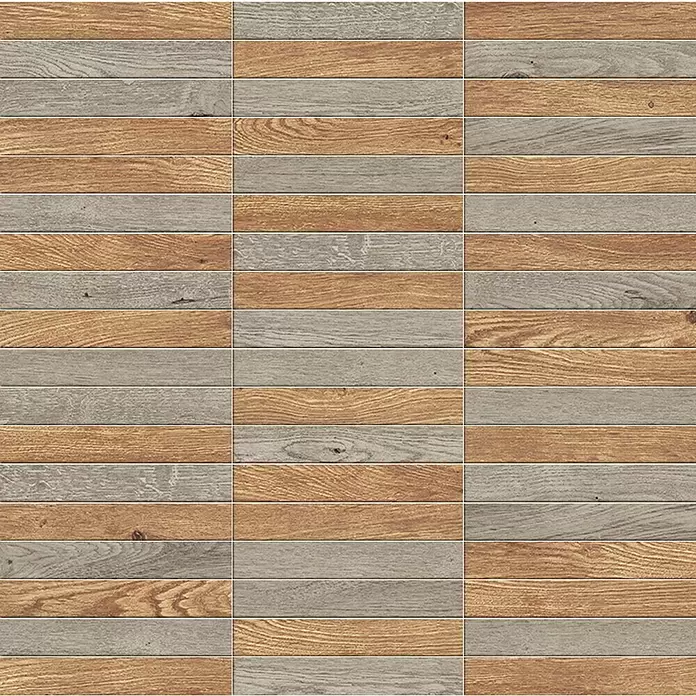 Atlas Concorde Mozaik pločica Wood Cold - 30 x 30 cm, Mat - Detaljan prikaz