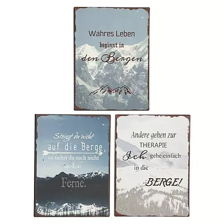 Deko-Schild Landschaft