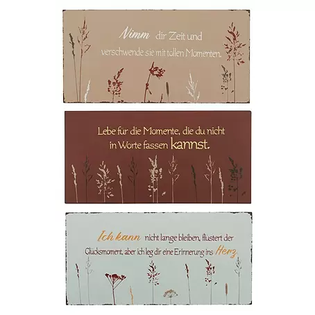 Deko-Schild Natur
