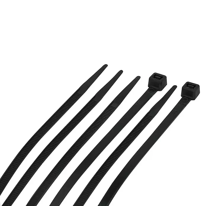 Voltomat Bridas para cables - Negro, L x An: 300 x 4,8 mm, 100 uds. - Primer plano