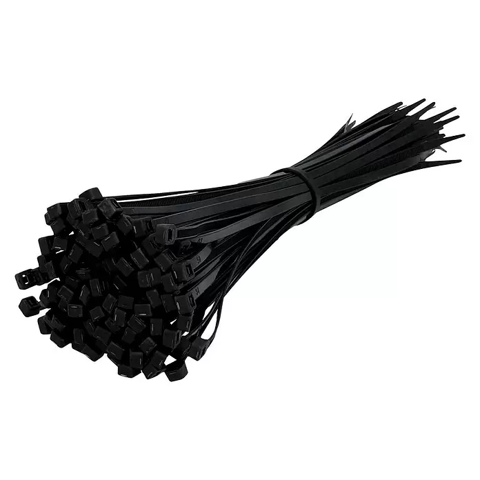 Voltomat Bridas para cables - Negro, L x An: 300 x 4,8 mm, 100 uds. - Vista angular