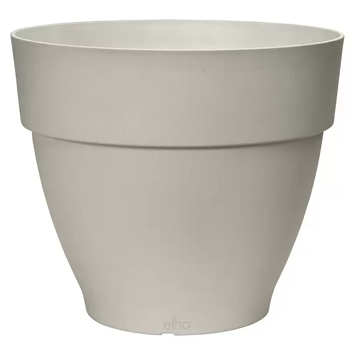 Elho Maceta para planta Vibia Campana - Dimensiones externas (Ø x Al): 35 x 29,7 cm, Plástico, Blanco - Vista frontal