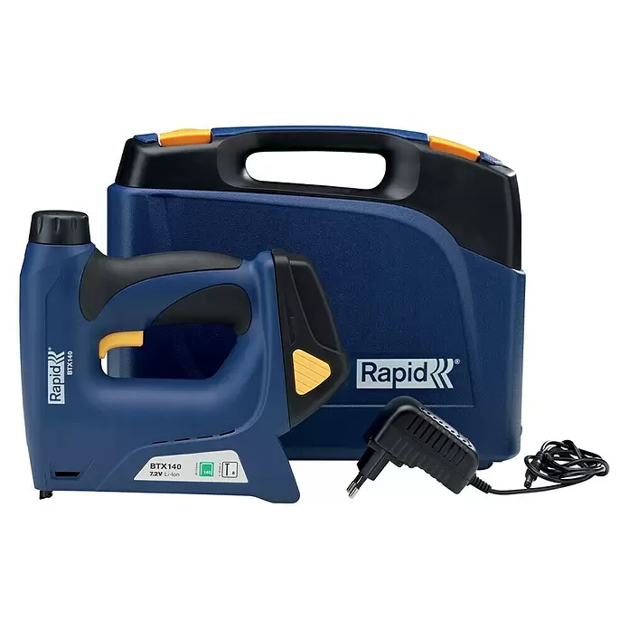 Rapid Akku-Tacker BTX140 - 7,2 V, 1 Akku, 1.300 mAh, Klammertiefe: 6 - 14 mm - Vorderansicht