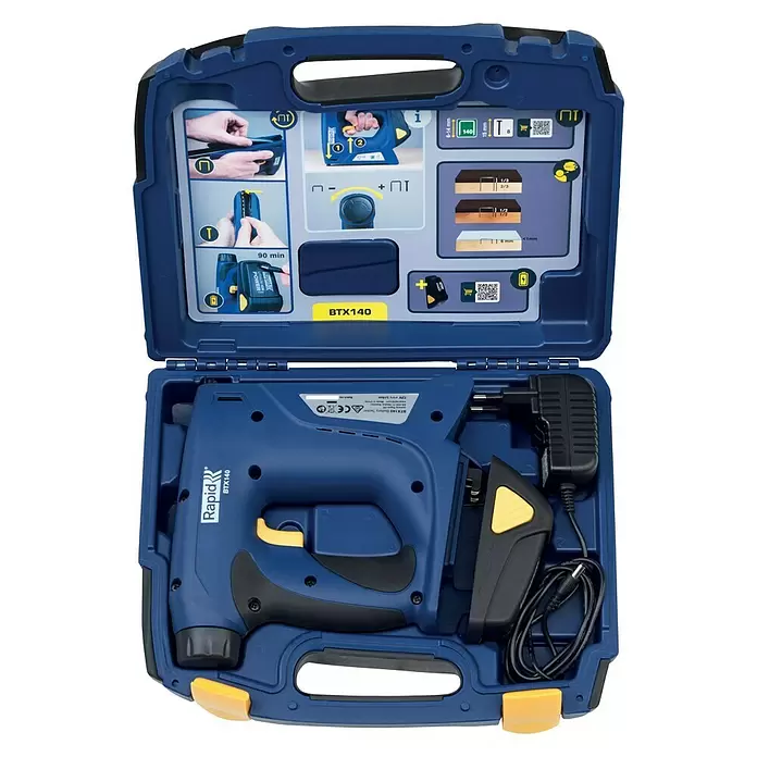 Rapid Akku-Tacker BTX140 - 7,2 V, 1 Akku, 1.300 mAh, Klammertiefe: 6 - 14 mm - Ansicht von oben