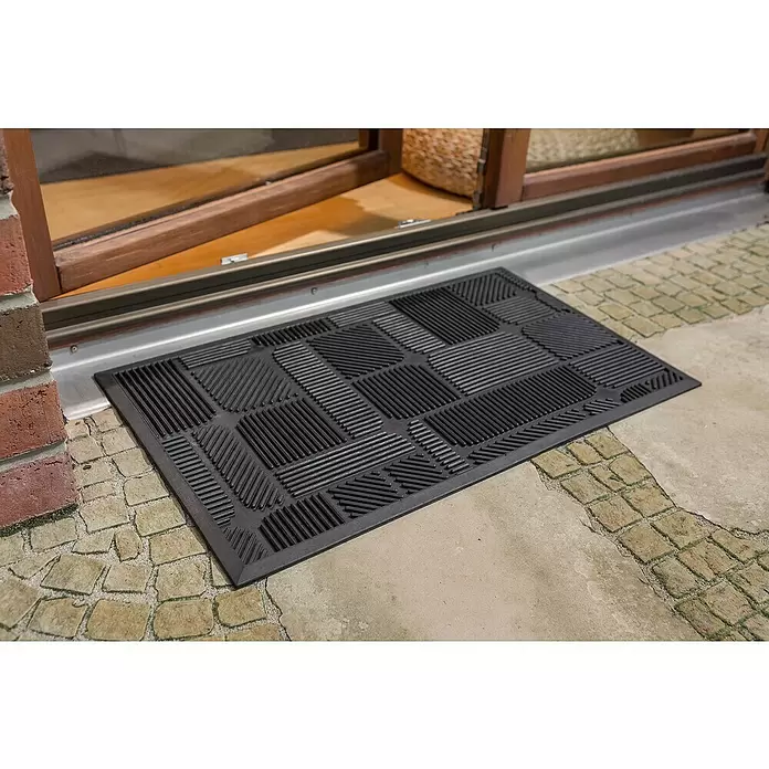 Astra Gummimatte Structure - Schwarz, 45 x 75 cm - Stimmungsaufnahme