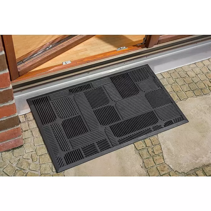 Astra Gummimatte Structure - Schwarz, 45 x 75 cm - Stimmungsaufnahme