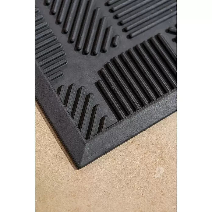 Astra Gummimatte Structure - Schwarz, 45 x 75 cm - Detailaufnahme