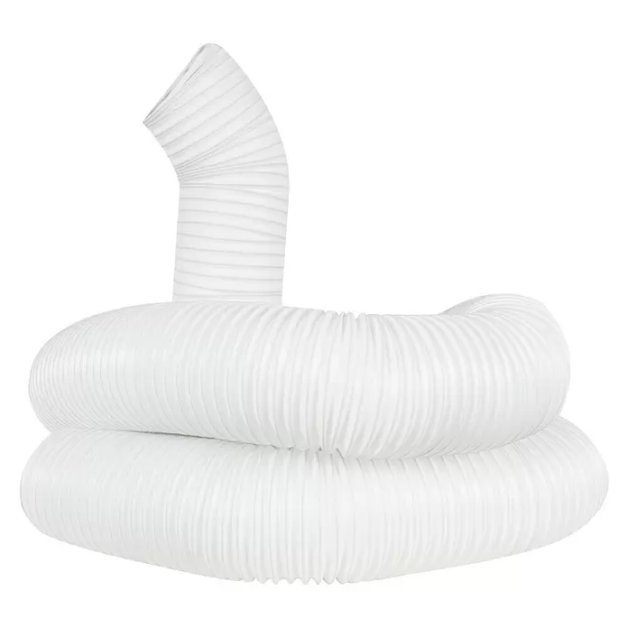 Nedco Afvoerslang airco - Wit, Lengte: 500 cm, Buisdiameter: 120 mm - Vooraanzicht