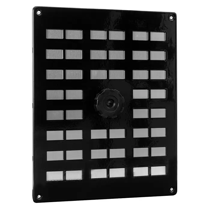 Nedco Ventilatierooster - 200 x 250 mm, Zwart - Vooraanzicht