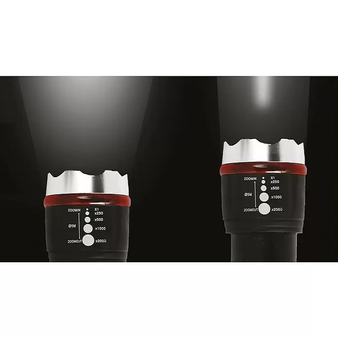 LED-Taschenlampe Panta Safe Guard - Schwarz, 1.200 lm - Detailaufnahme