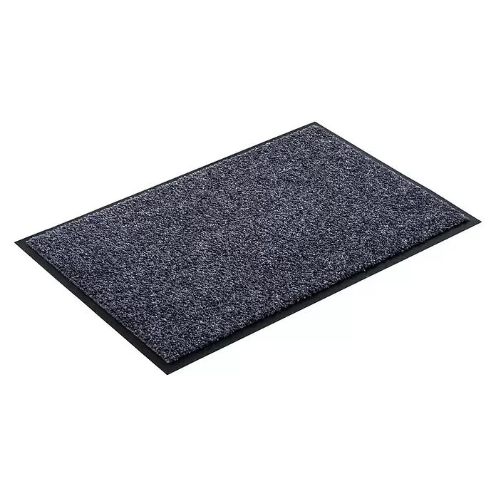 Astra Schmutzfangmatte Diamant - Uni, Dunkelgrau, 80 x 120 cm, Material Nutzschicht: 100 % Polyamid - Diagonale Ansicht