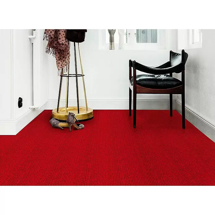 Tarkett Moqueta a metros Tango - Ancho: 2 m, Tomato - Foto ambiente