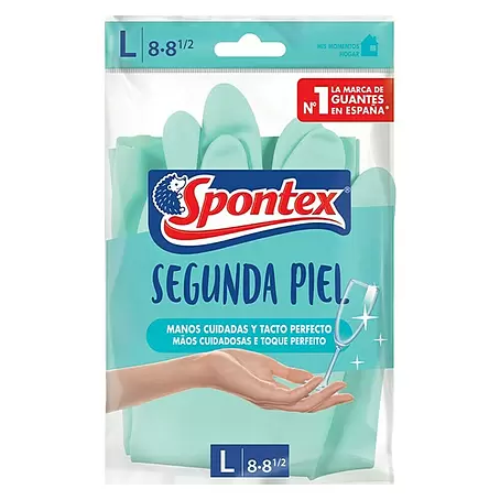 Spontex  Guantes domésticos Segunda piel