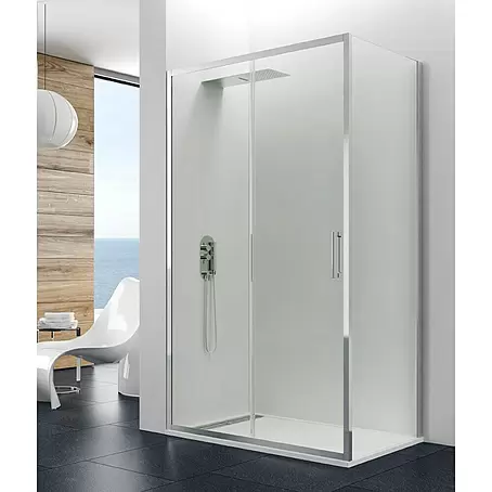 GME  Mampara de ducha esquinera Prestige Titan frontal + lateral