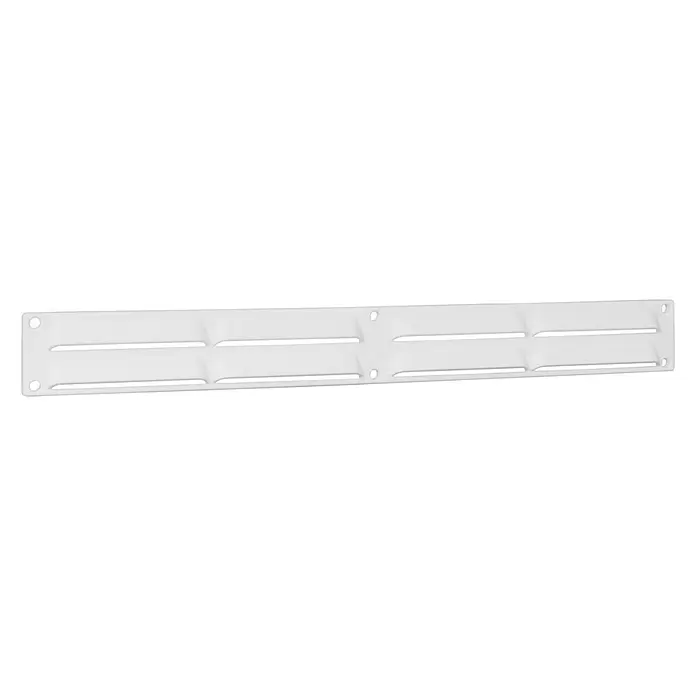 Nedco Ventilatieschuif en -rooster - b x h: 37 x 4 cm, Kunststof, Wit - Diagonaal zicht