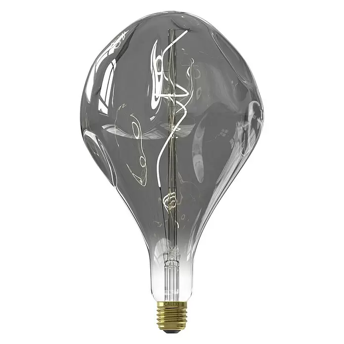 Calex Smart ledlamp XXL Organic EVO - E27, 6 W, Titanium - Vooraanzicht