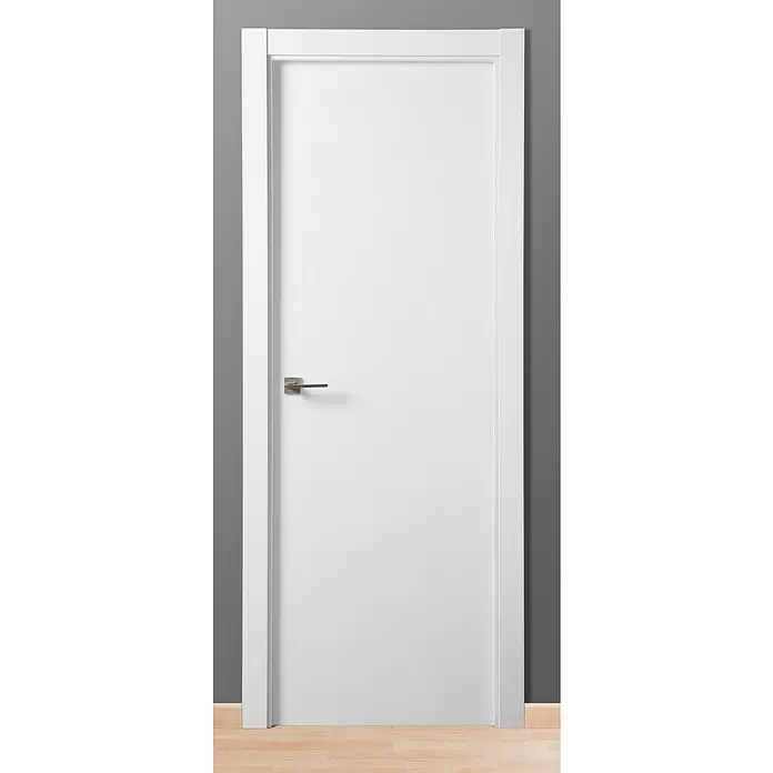 Solid Elements Puerta interior Essen - 82,5 x 203 cm, Apertura según normativa: Derecha, Blanco lacado, Macizo, Ciega - Foto ambiente