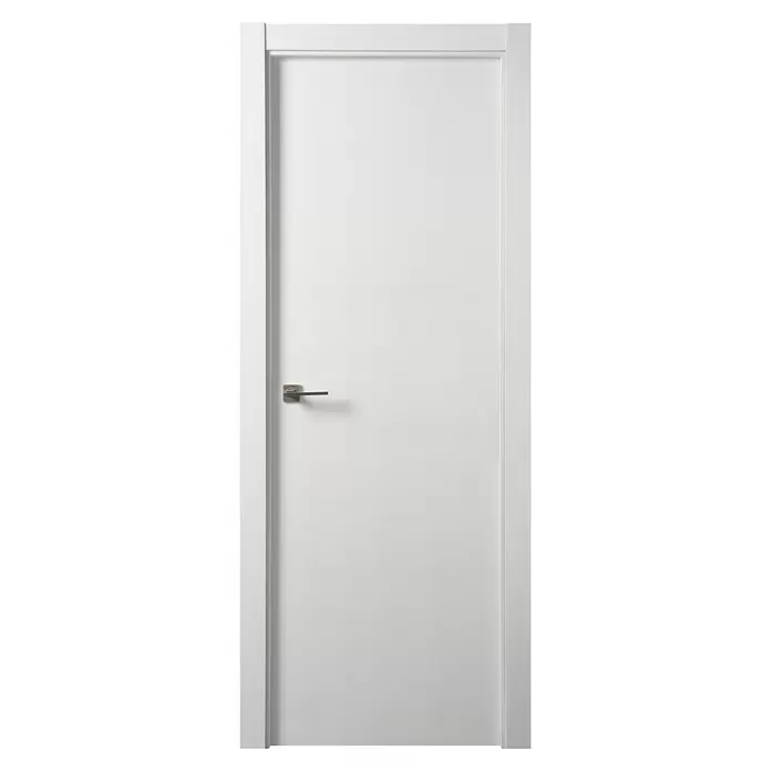 Solid Elements Puerta interior Essen - 82,5 x 203 cm, Apertura según normativa: Derecha, Blanco lacado, Macizo, Ciega - Vista frontal