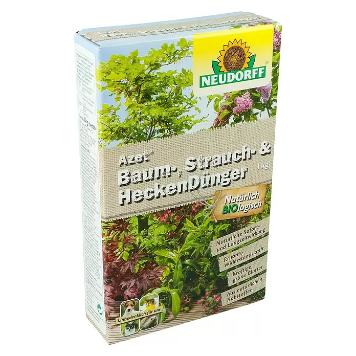 Neudorff Azet Strauch- & Heckendünger - 1 kg - Diagonale Ansicht