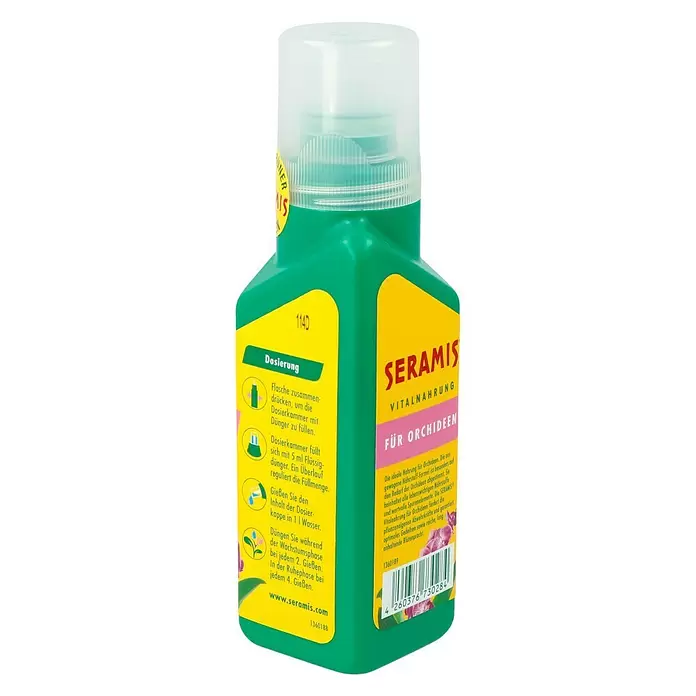 Seramis Vitalnahrung - 200 ml, Inhalt ausreichend für ca.: 40 l - Rechte Seitenansicht