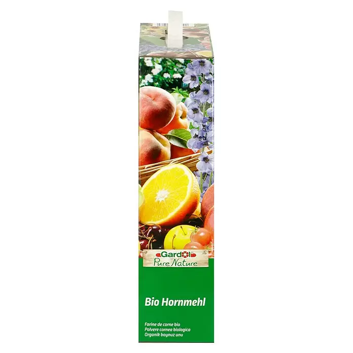 Gardol Pure Nature Bio-Hornmehl - 2,5 kg, Inhalt ausreichend für ca.: 50 m² - Linke Seitenansicht