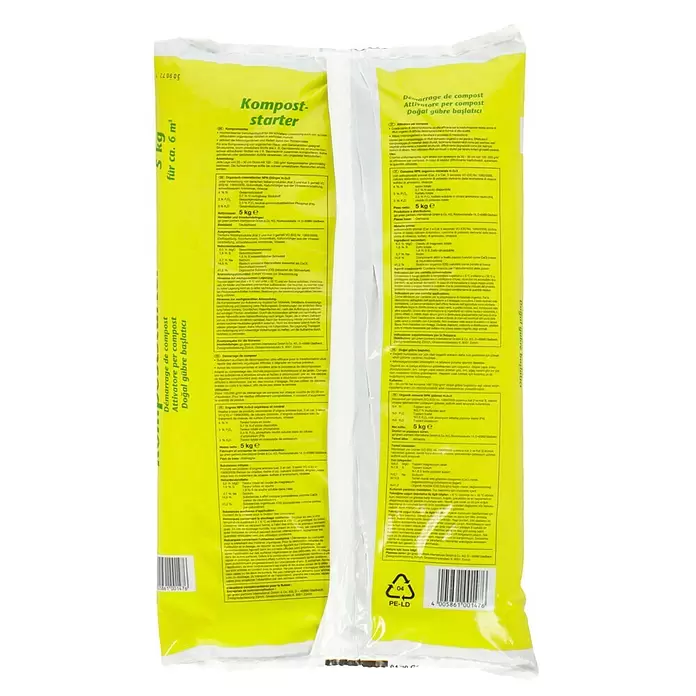 Kompoststarter - 5 kg, Inhalt ausreichend für ca.: 6 m³ - Rückansicht
